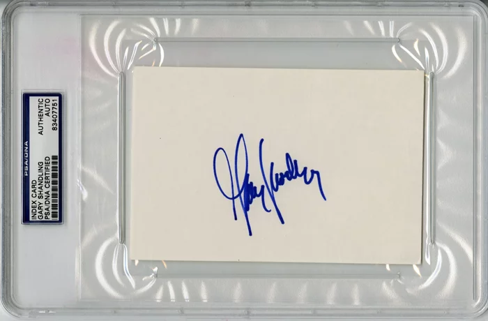 Garry Shandling autograph