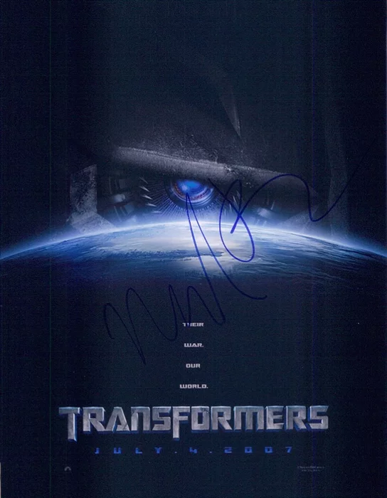 Michael Bay autograph