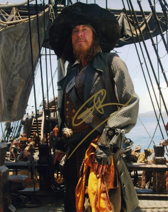 Geoffrey Rush autograph