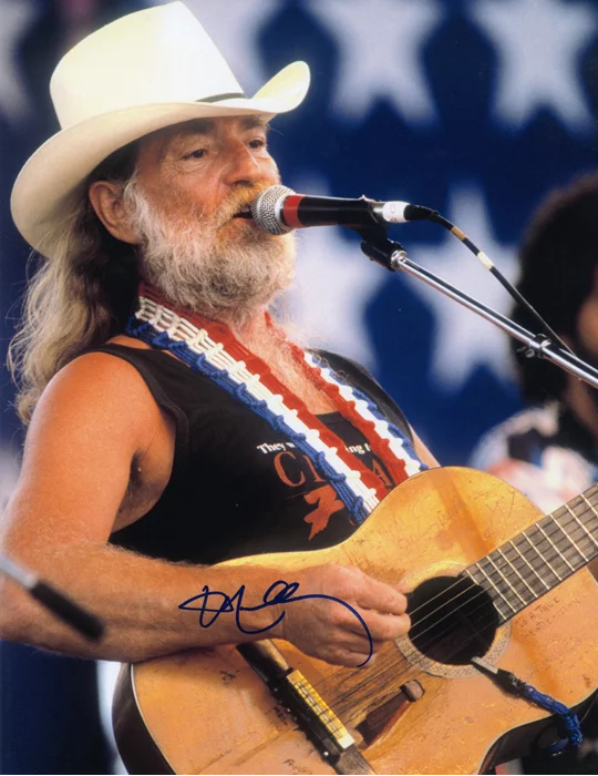 Willie Nelson autograph