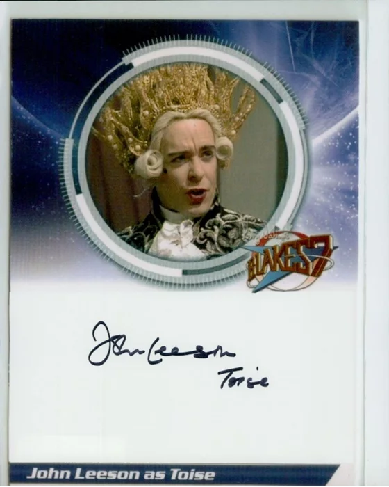 John Leeson autograph