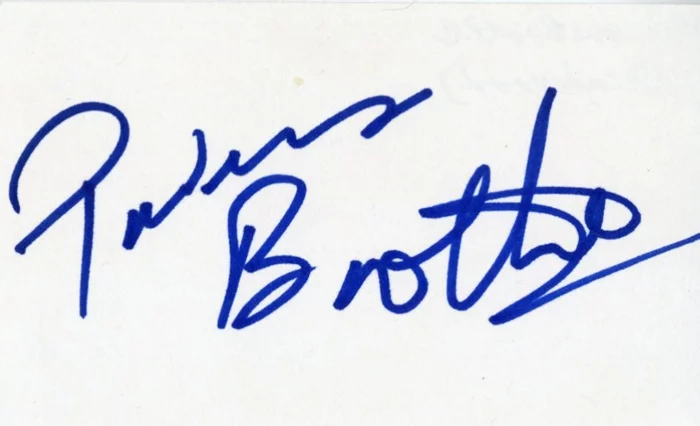 Powers Boothe autograph