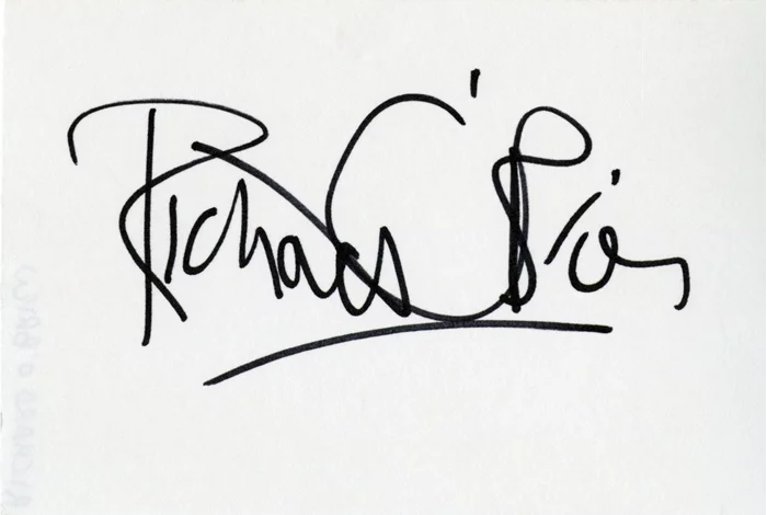 Richard O'Brien autograph