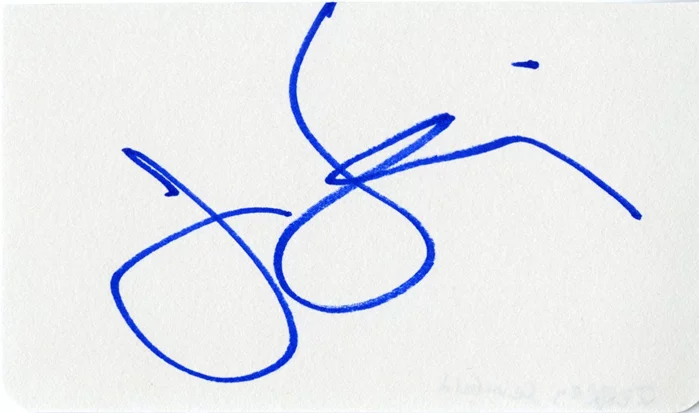 Jerry Seinfeld autograph