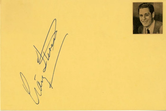 Craig Stevens autograph
