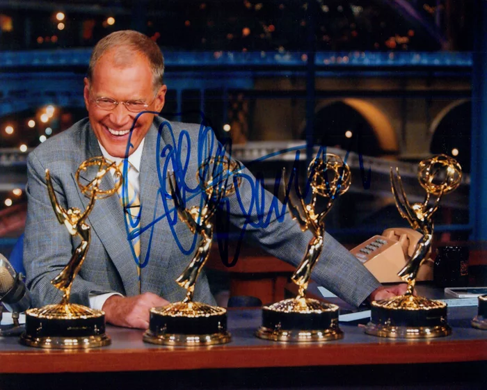 David Letterman autograph