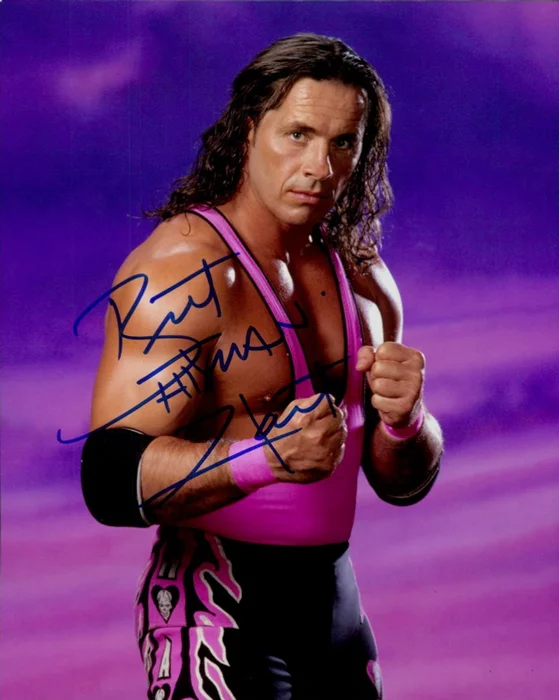 Bret Hart autograph