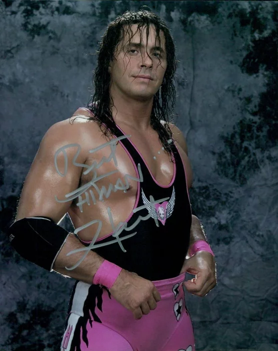Bret Hart autograph