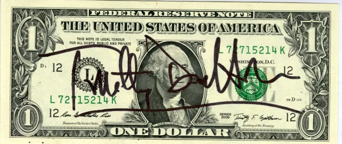 Timothy Dalton autograph