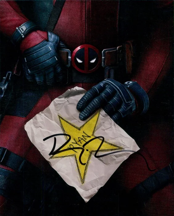 Ryan Reynolds autograph