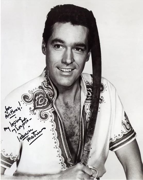Kerwin Mathews autograph