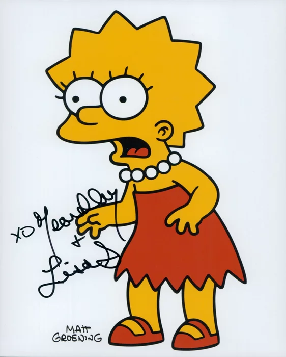 Yeardley Smith autograph