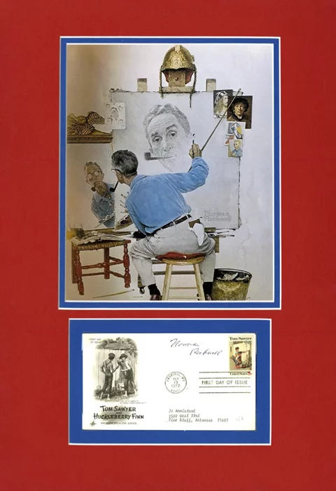 Norman Rockwell autograph