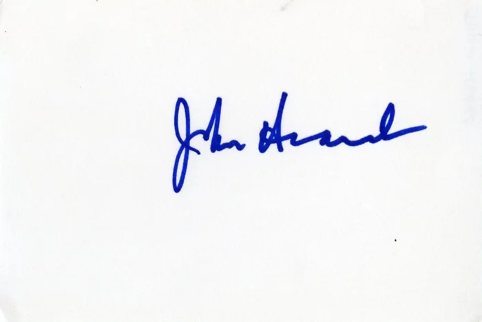 John Heard autograph