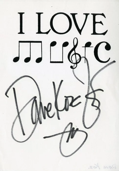 Dave Koz autograph