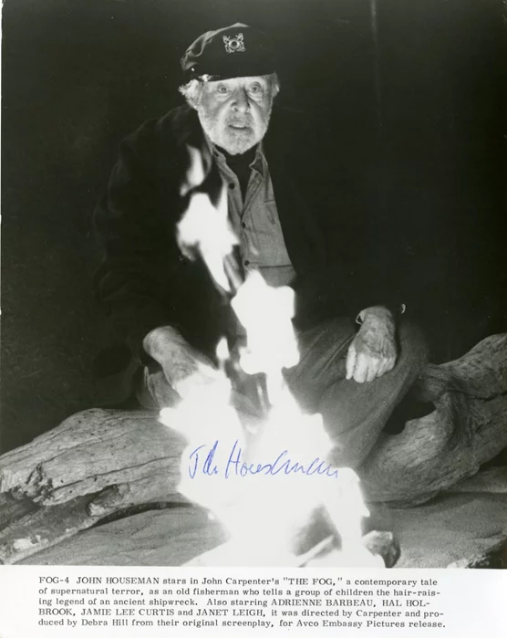 John Houseman autograph
