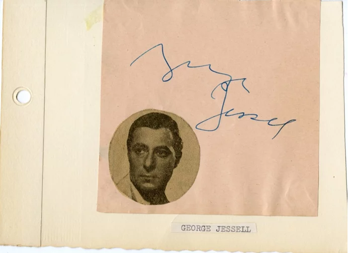 George Jessel autograph
