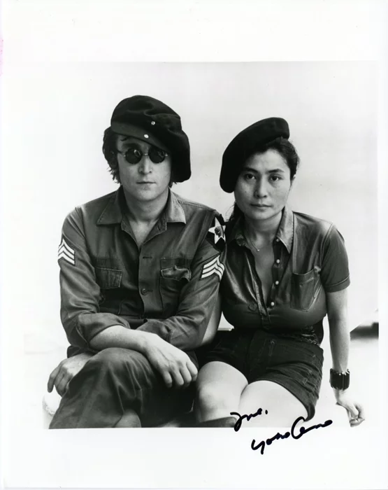 Yoko Ono autograph