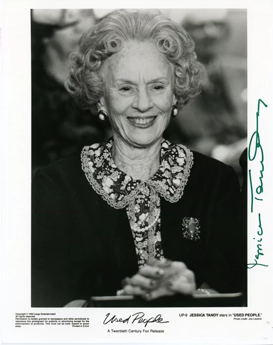 Jessica Tandy autograph