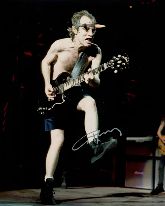 Angus Young autograph