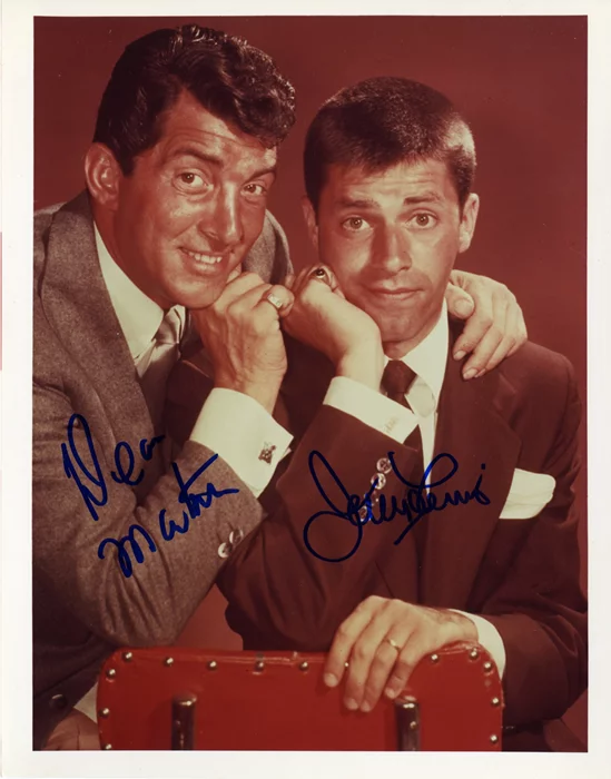 Martin & Lewis autograph