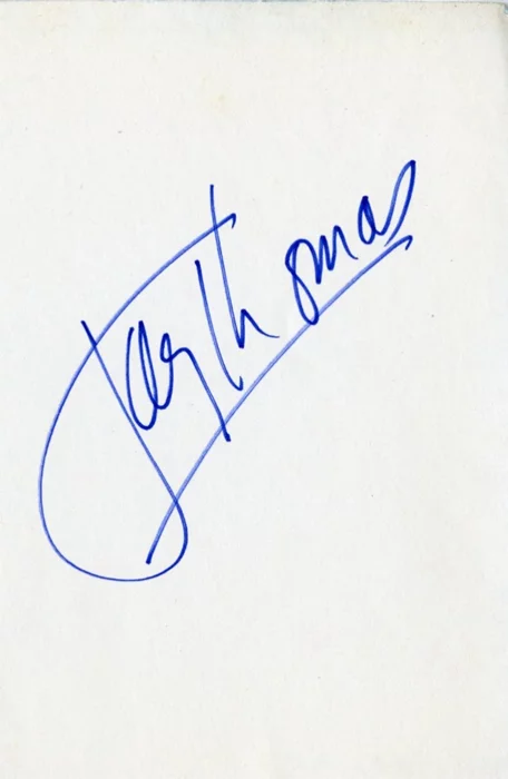 Jay Thomas autograph