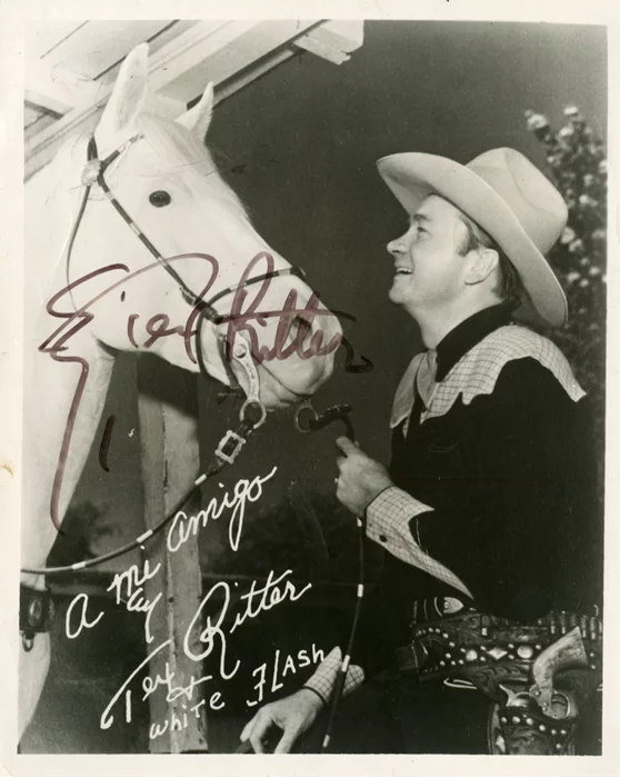 Tex Ritter autograph