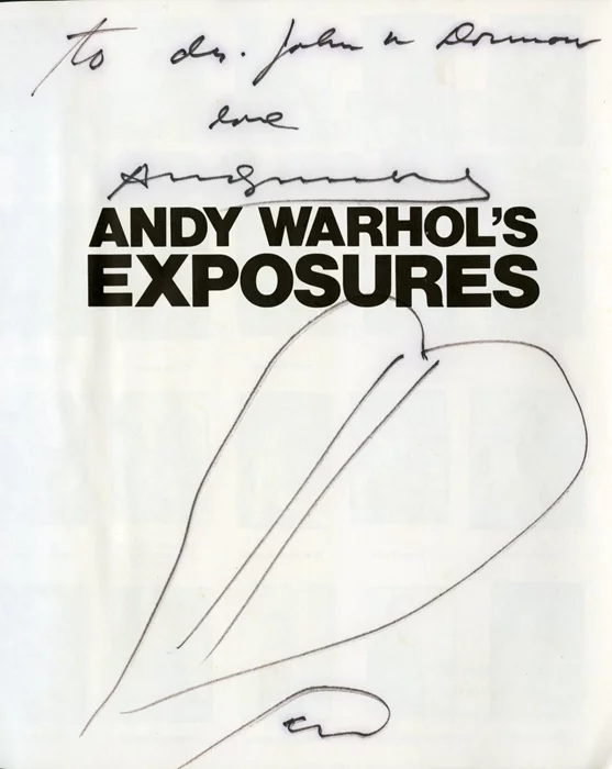 Andy Warhol autograph