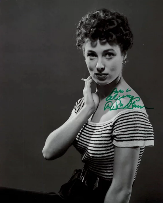 Rita Gam autograph