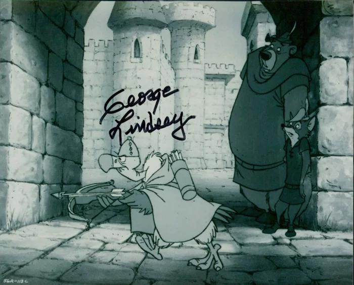 George Lindsey autograph