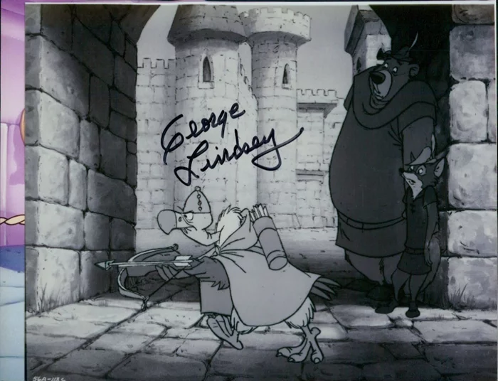 George Lindsey autograph