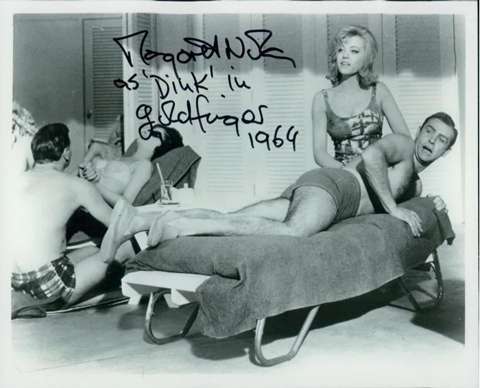 Margaret Nolan autograph