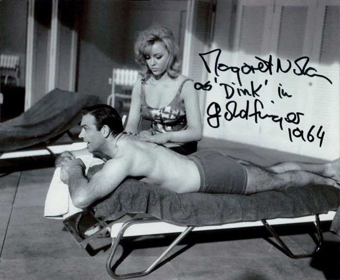 Margaret Nolan autograph