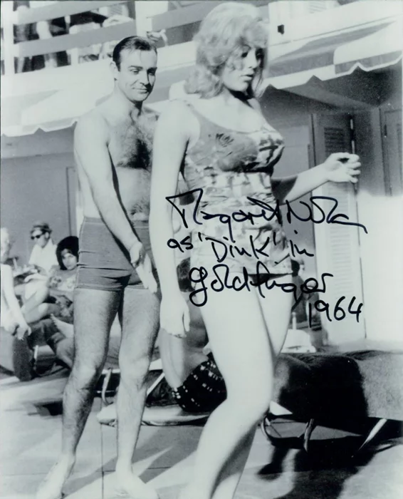 Margaret Nolan autograph