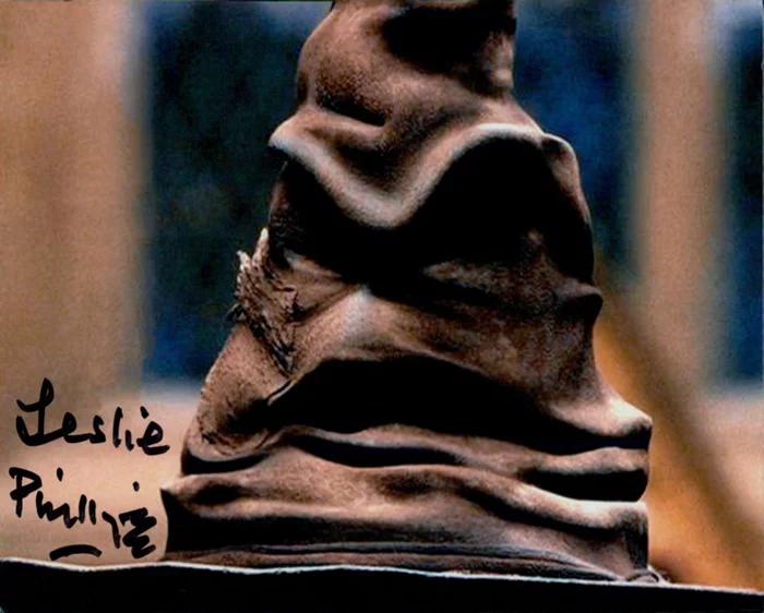 Leslie Phillips autograph