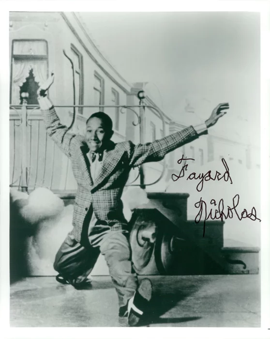 Fayard Nicholas autograph