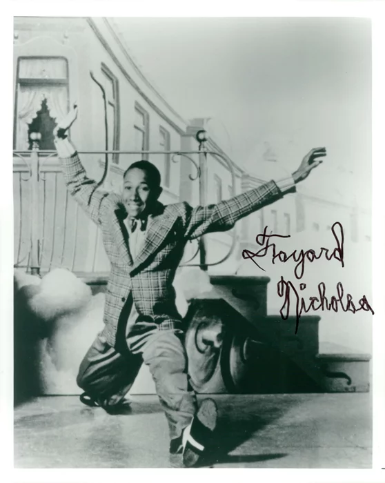 Fayard Nicholas autograph