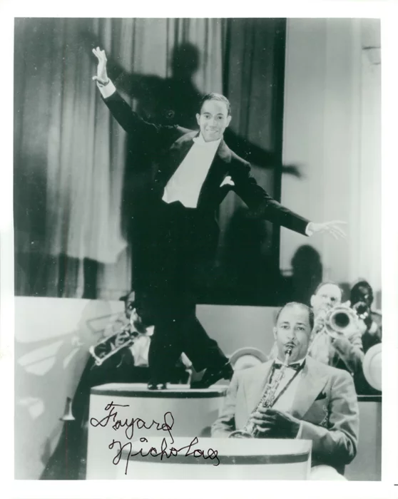 Fayard Nicholas autograph