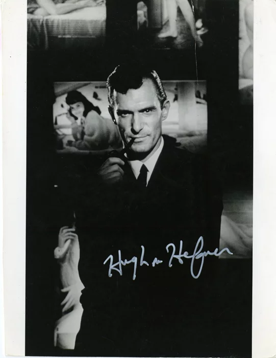 Hugh Hefner autograph
