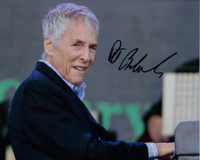 Burt Bacharach autograph