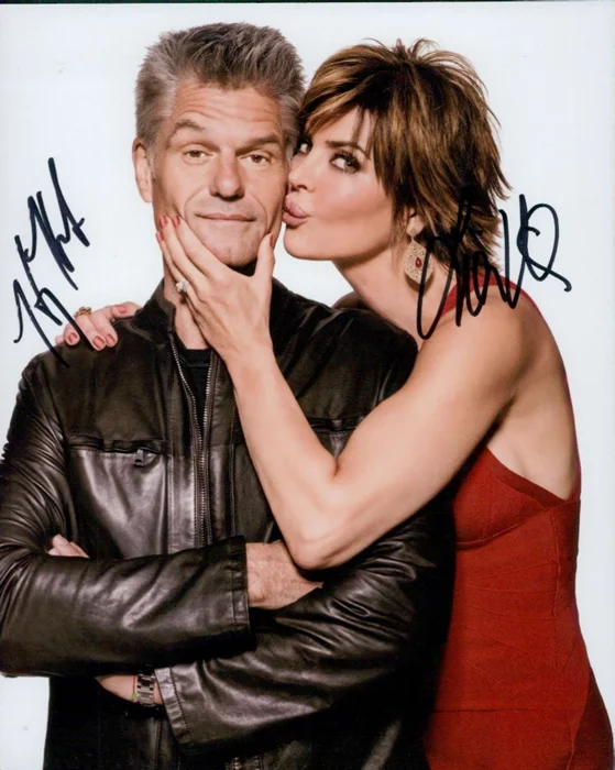 Harry Hamlin & Lisa Rinna autograph