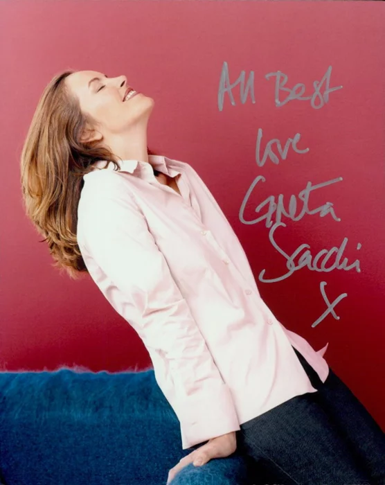 Greta Scacchi autograph