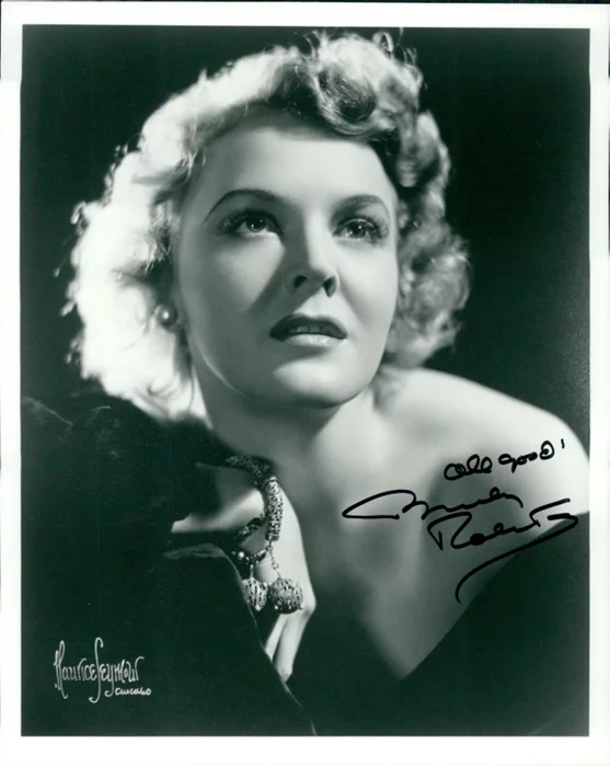 Beverly Roberts autograph