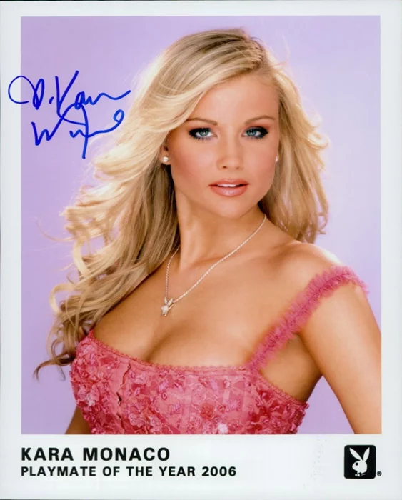 Kara Monaco autograph