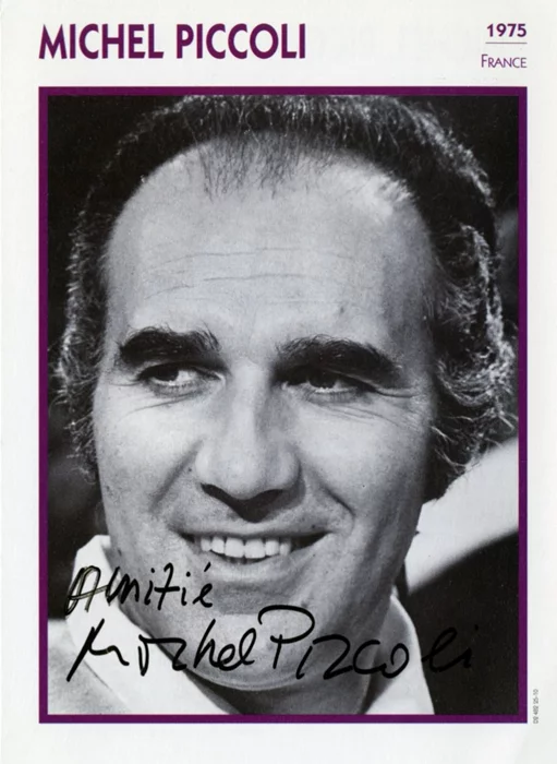 Michel Piccoli autograph