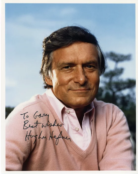 Hugh Hefner autograph