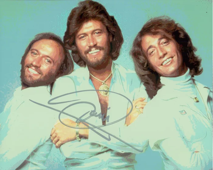 Barry Gibb autograph
