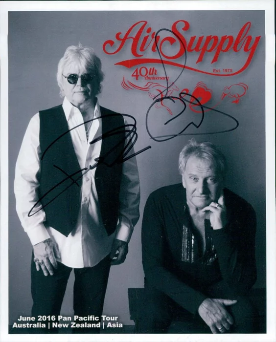 Air Supply autograph
