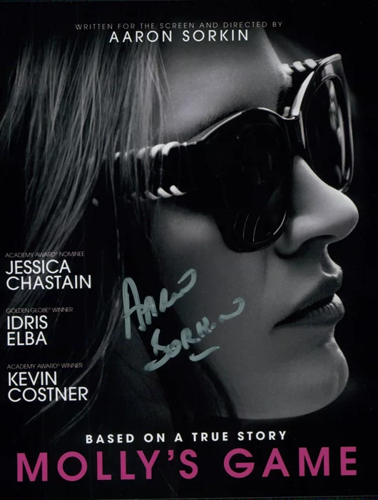 Aaron Sorkin autograph