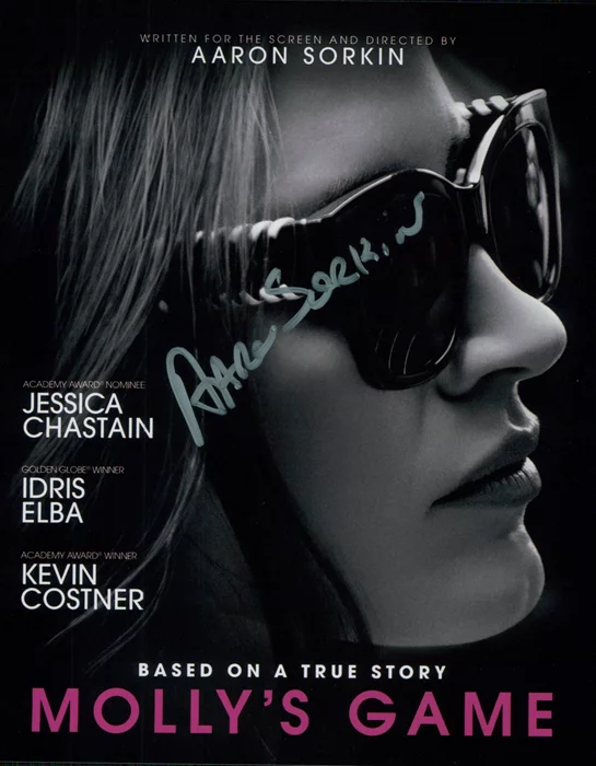 Aaron Sorkin autograph